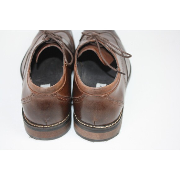 Joseph Abboud Wingtip Oxford Brouge Chestnut Leather Men\'s Dress Shoes sz 12D main image 8